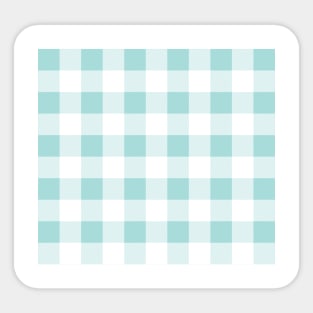 Northeastern farmer pattern ligh blue Sticker